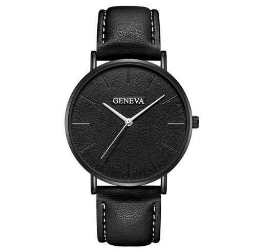 Men Wrist Watch Slim Elegant Quartz