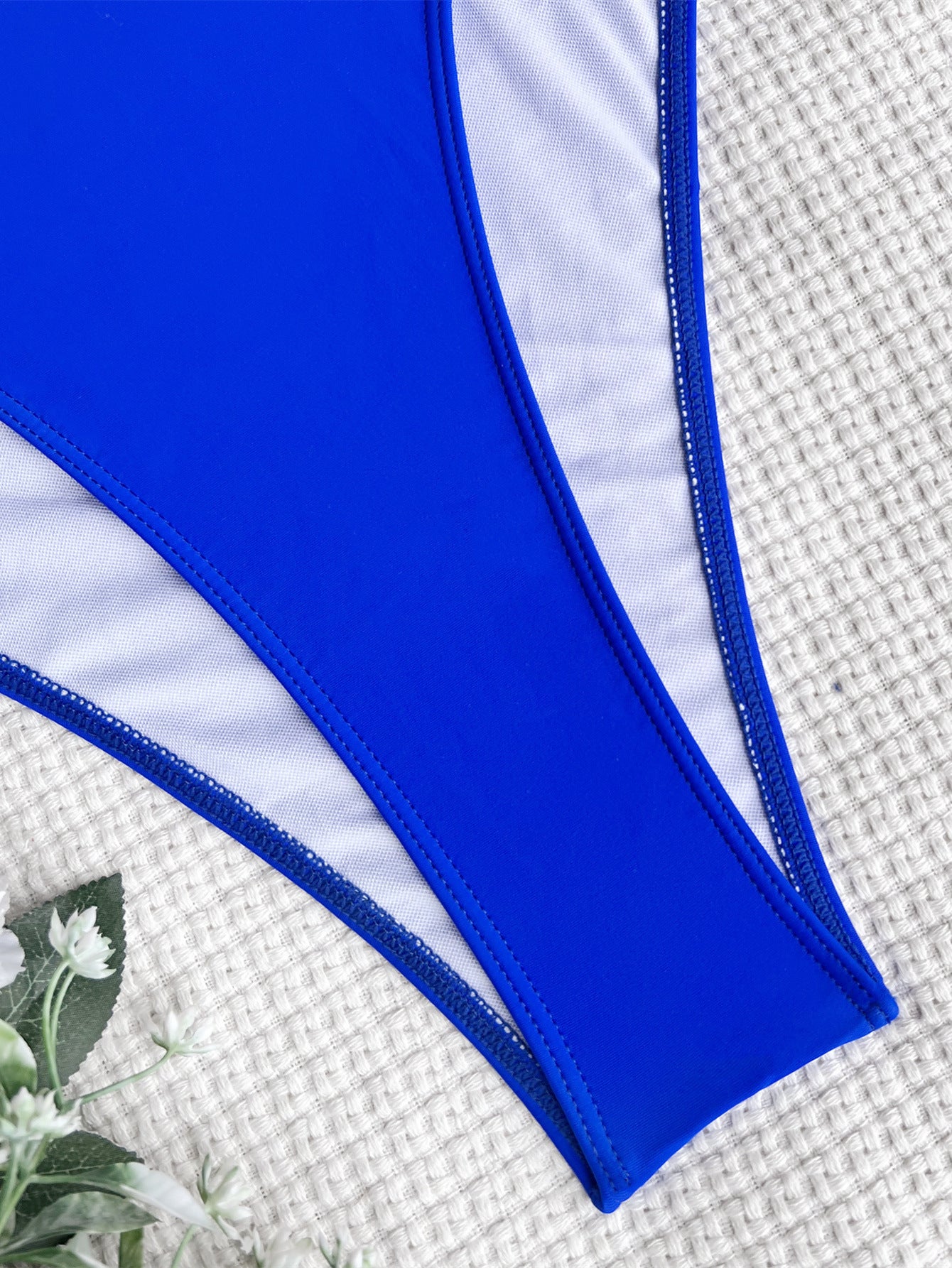 One Piece Swimsuit Panel Bikini