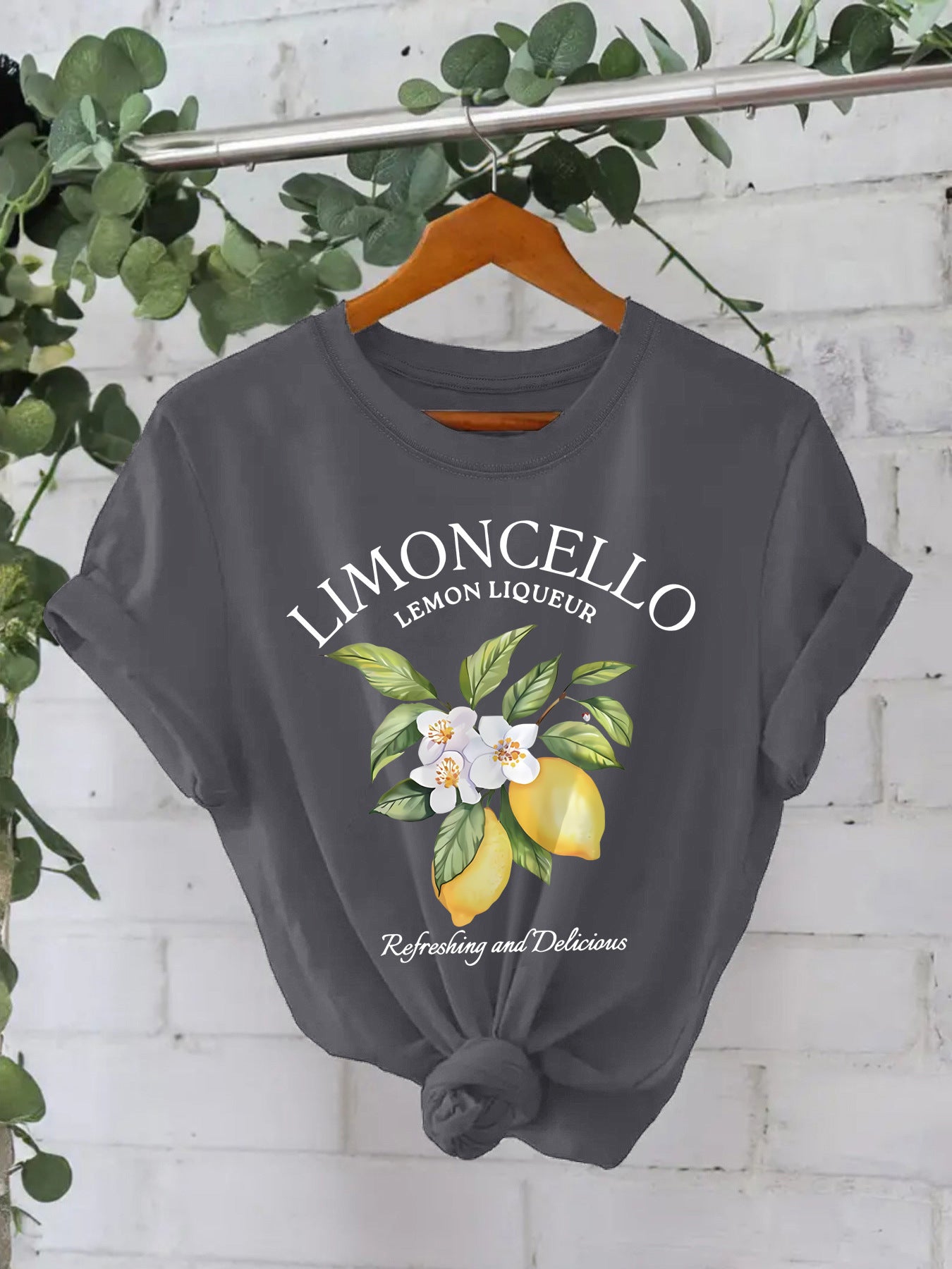 Round Neck Limoncello T-shirt Cotton