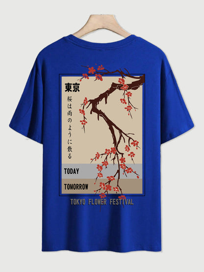 Today Tomorrow Tokyo Flower Festival Cotton T-Shirt