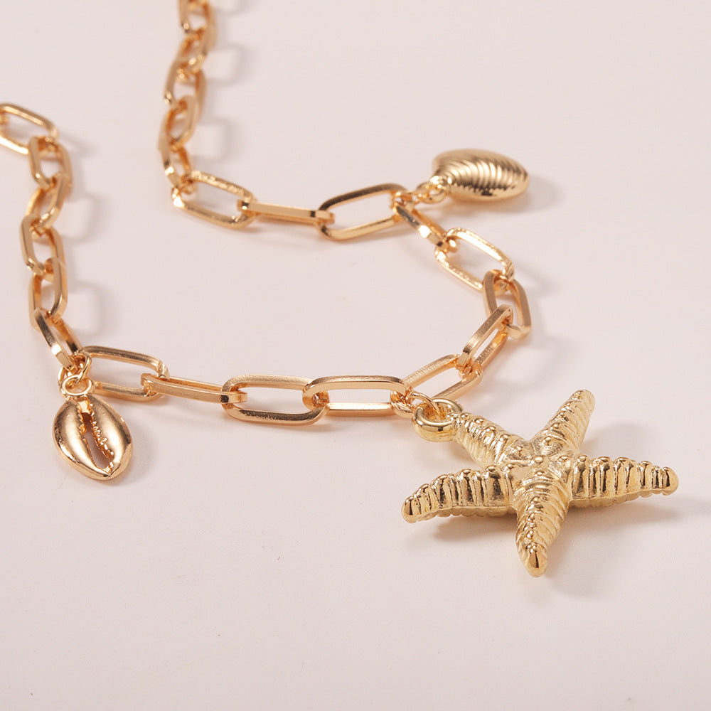 Anklet Three-dimensional Starfish Accessories Holiday Accessories