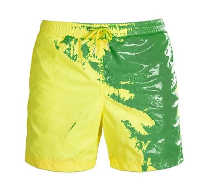 Magic Color Change Beach Swimming Shorts