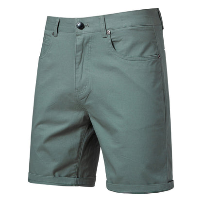 Straight Casual Chino Shorts Slim Fit