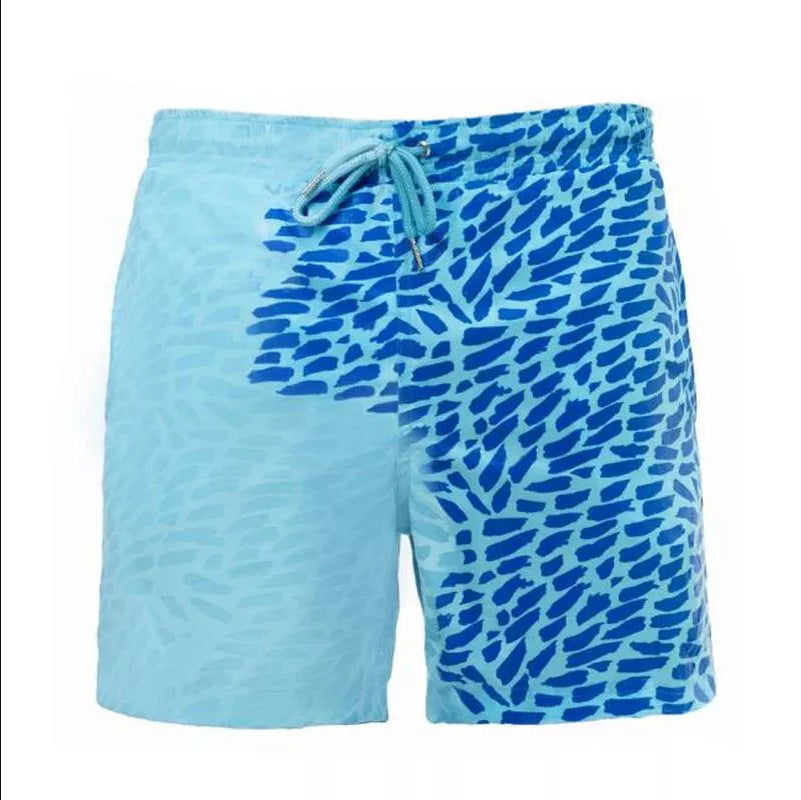 Magic Color Change Beach Swimming Shorts