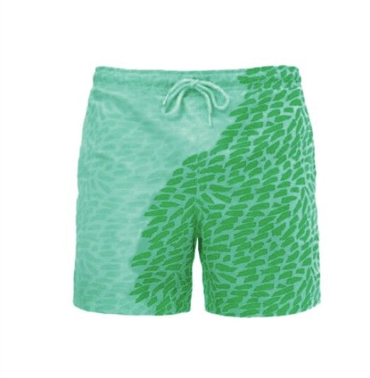 Magic Color Change Beach Swimming Shorts