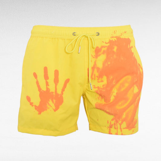 Magic Color Change Beach Swimming Shorts