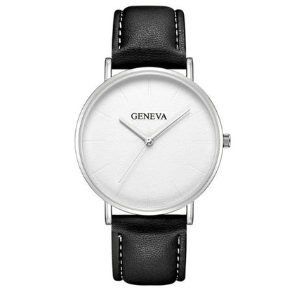 Men Wrist Watch Slim Elegant Quartz
