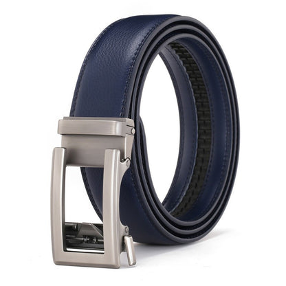 Men's Genuine Leather Belt Alloy Buckle