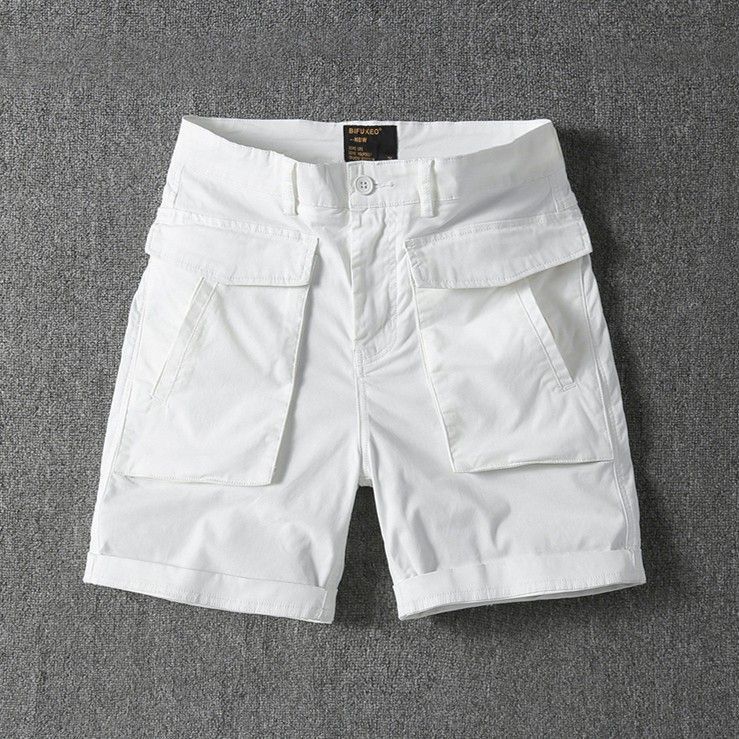 Cargo Shorts Multi-pocket Stretch Men Shorts