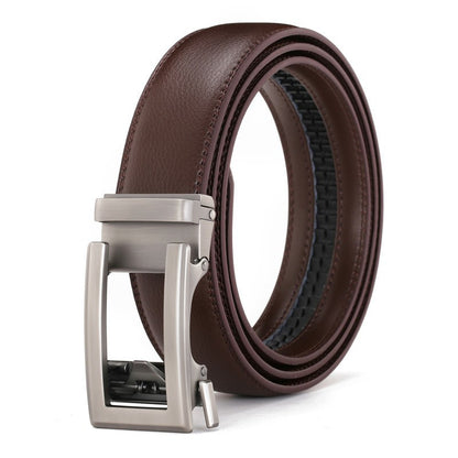 Men's Genuine Leather Belt Alloy Buckle