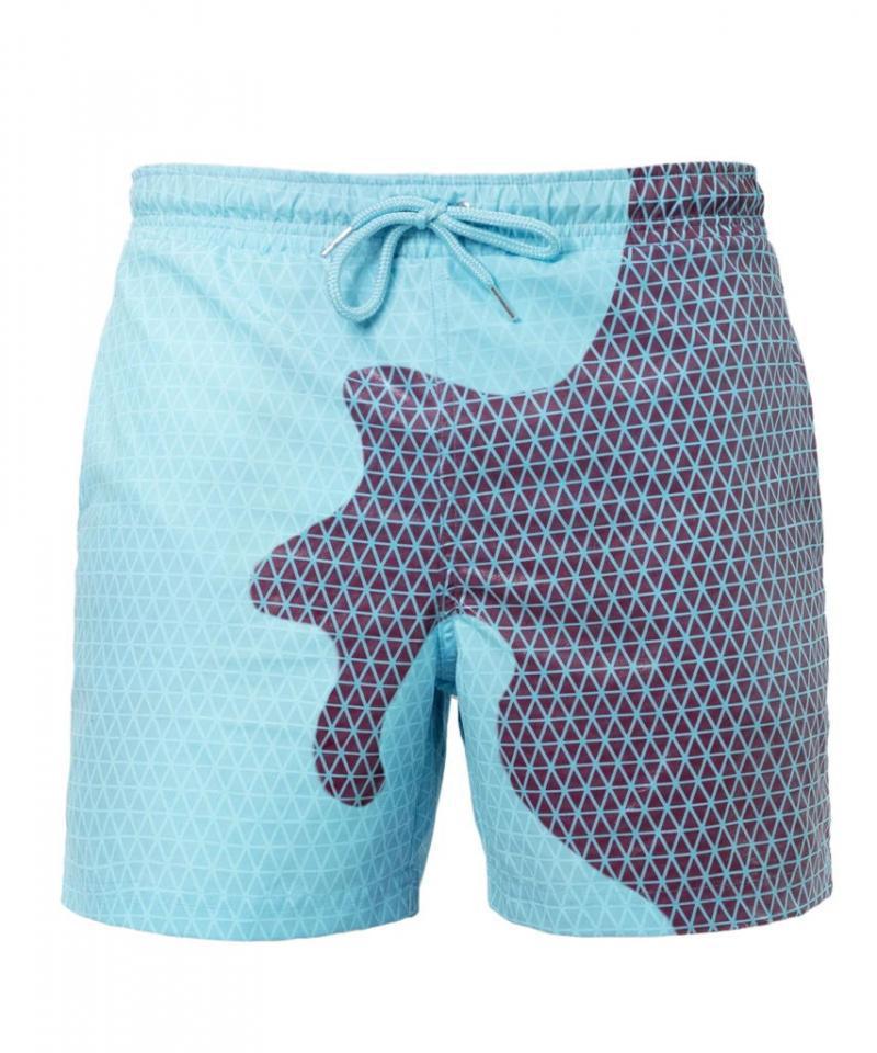 Magic Color Change Beach Swimming Shorts