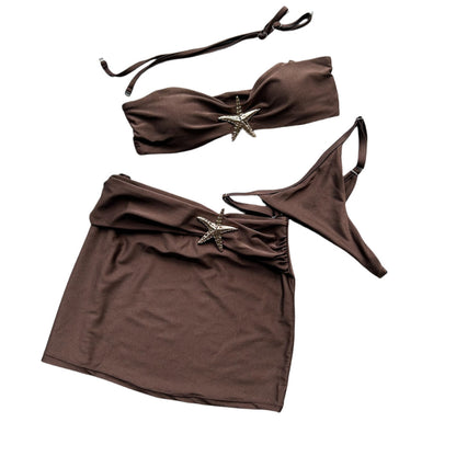 Starfish Bikini Thong 3pcs Set