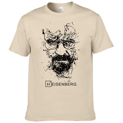 Printed Short-sleeved Men T-Shirt Heisenberg