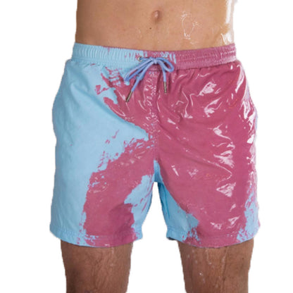 Magic Color Change Beach Swimming Shorts
