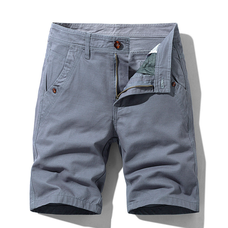 Pure Cotton Casual Overalls Men Shorts Pants