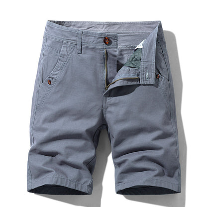 Pure Cotton Casual Overalls Men Shorts Pants