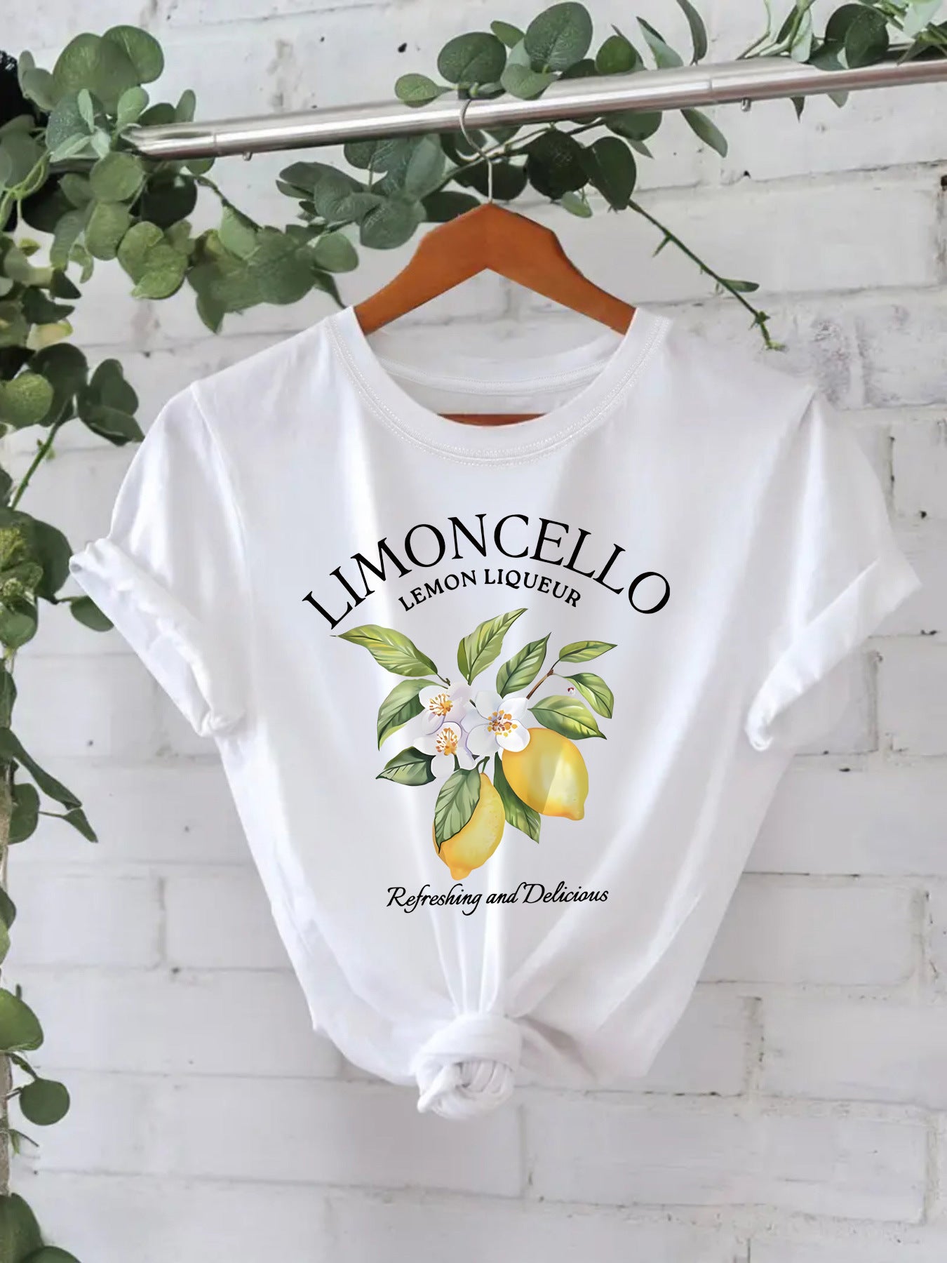 Round Neck Limoncello T-shirt Cotton