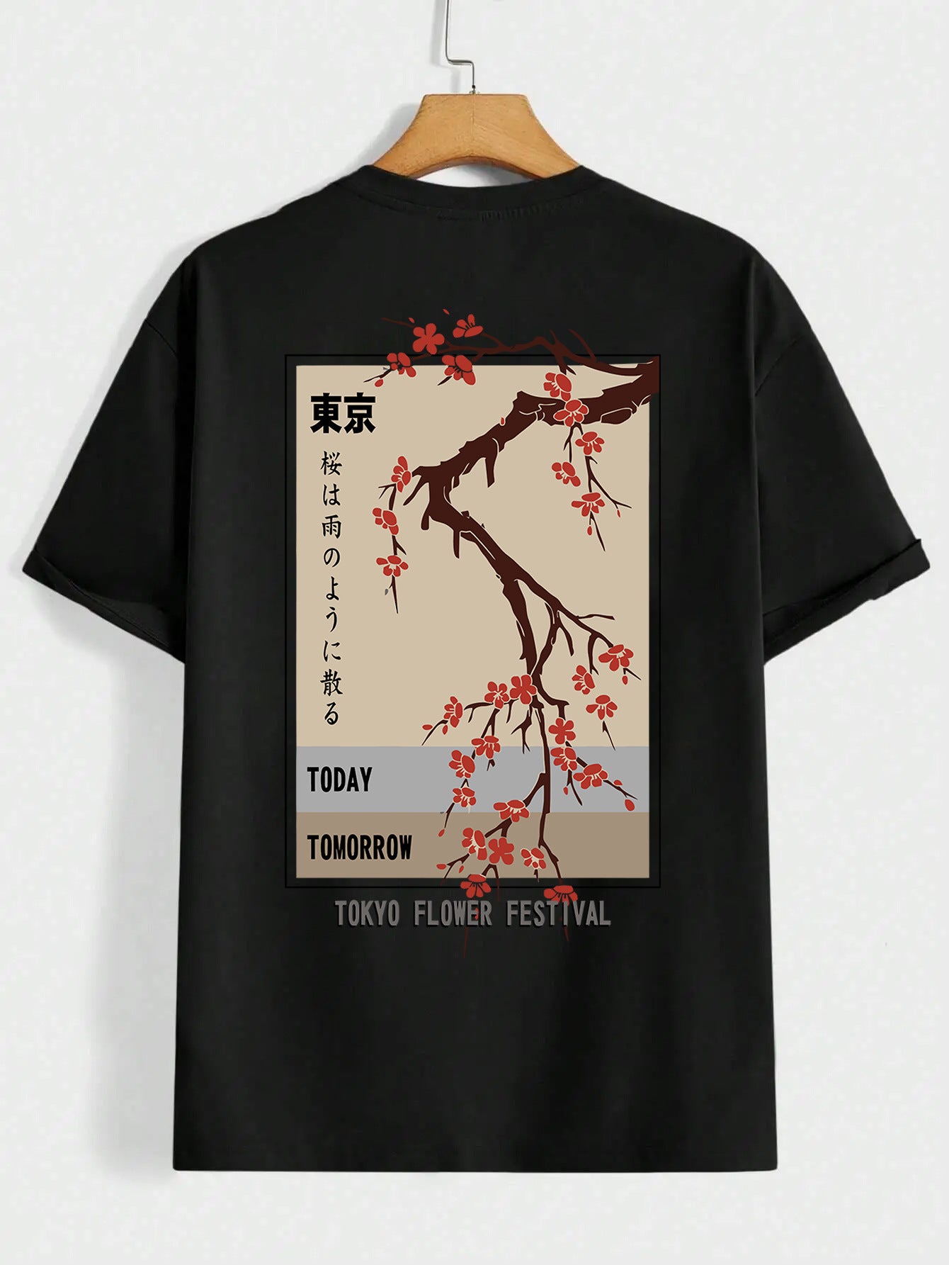 Today Tomorrow Tokyo Flower Festival Cotton T-Shirt