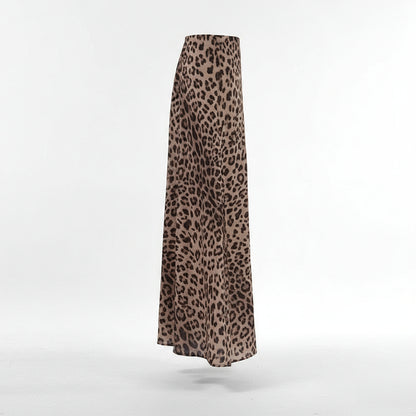 Leopard Print Mermaid Skirt
