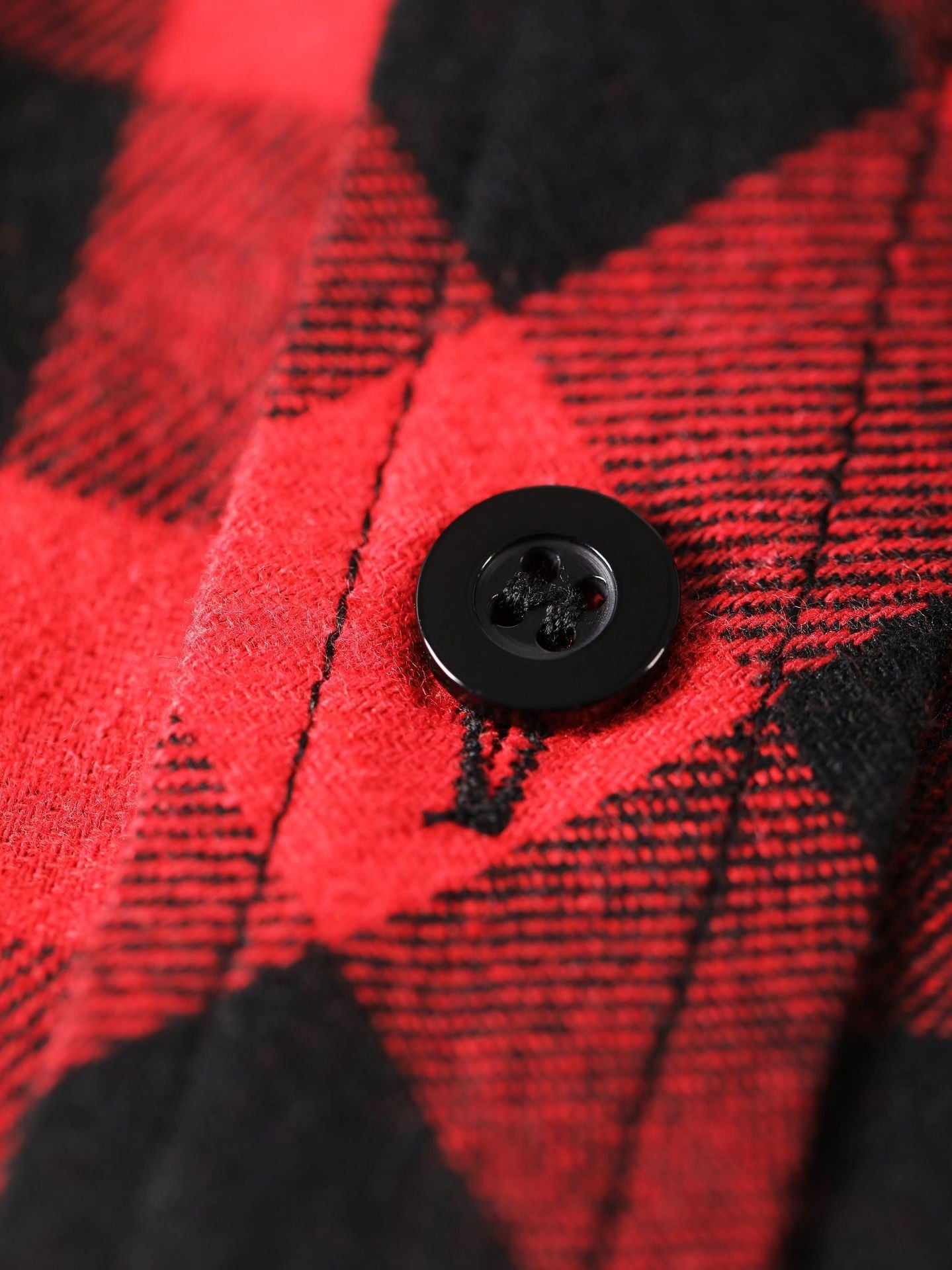 Casual Slim-fit Checkered Mens Shirt