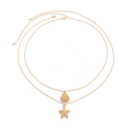 Starfish Shell Pendant Waist Chain