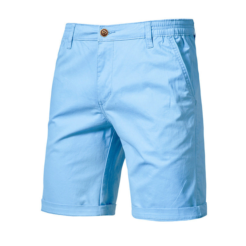 Straight Casual Chino Shorts Slim Fit
