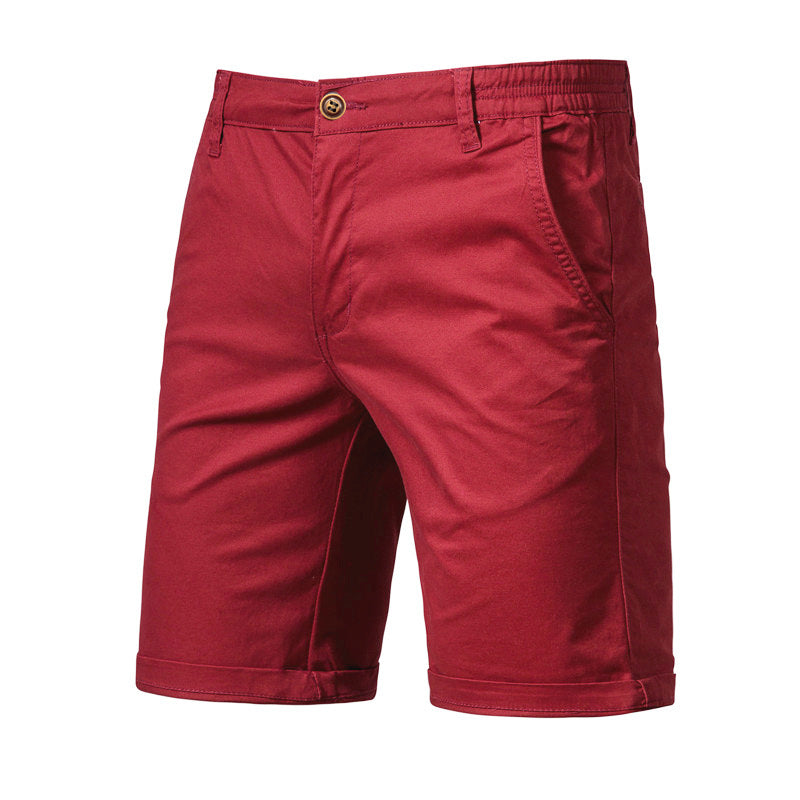 Straight Casual Chino Shorts Slim Fit