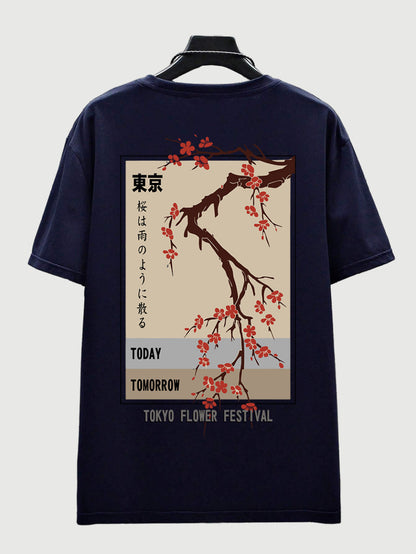 Today Tomorrow Tokyo Flower Festival Cotton T-Shirt