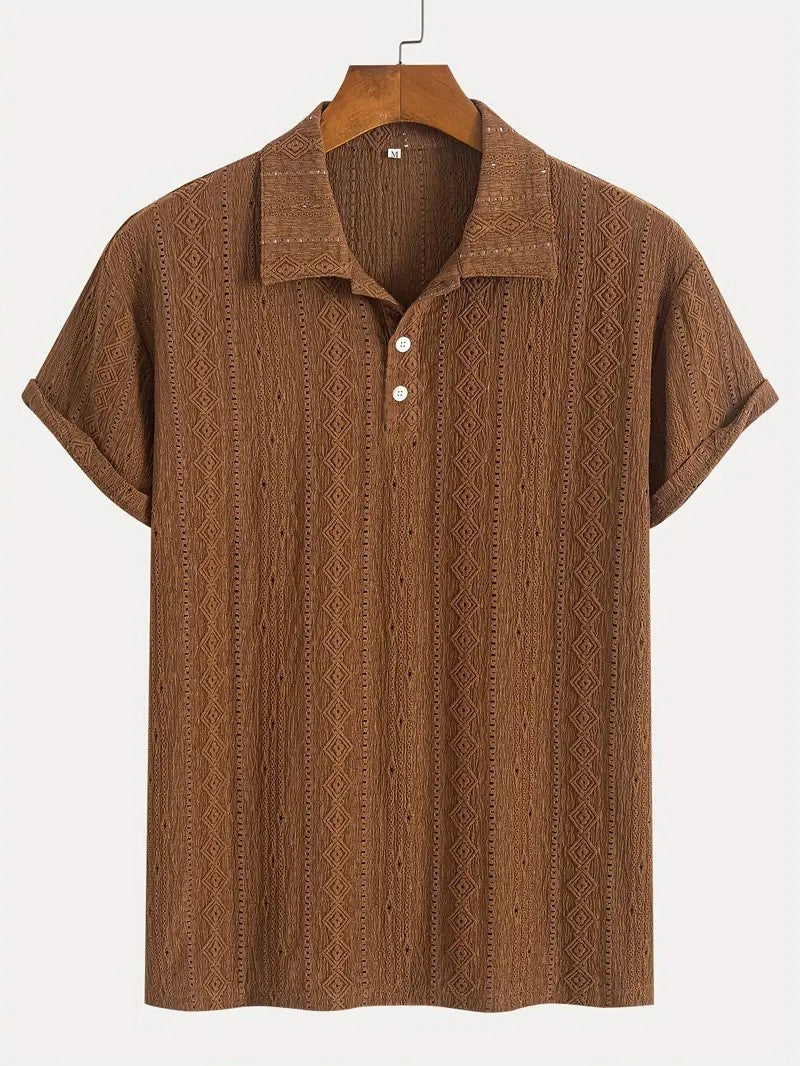 Breathable Hollow-out Lightweight Mens T-Shirt