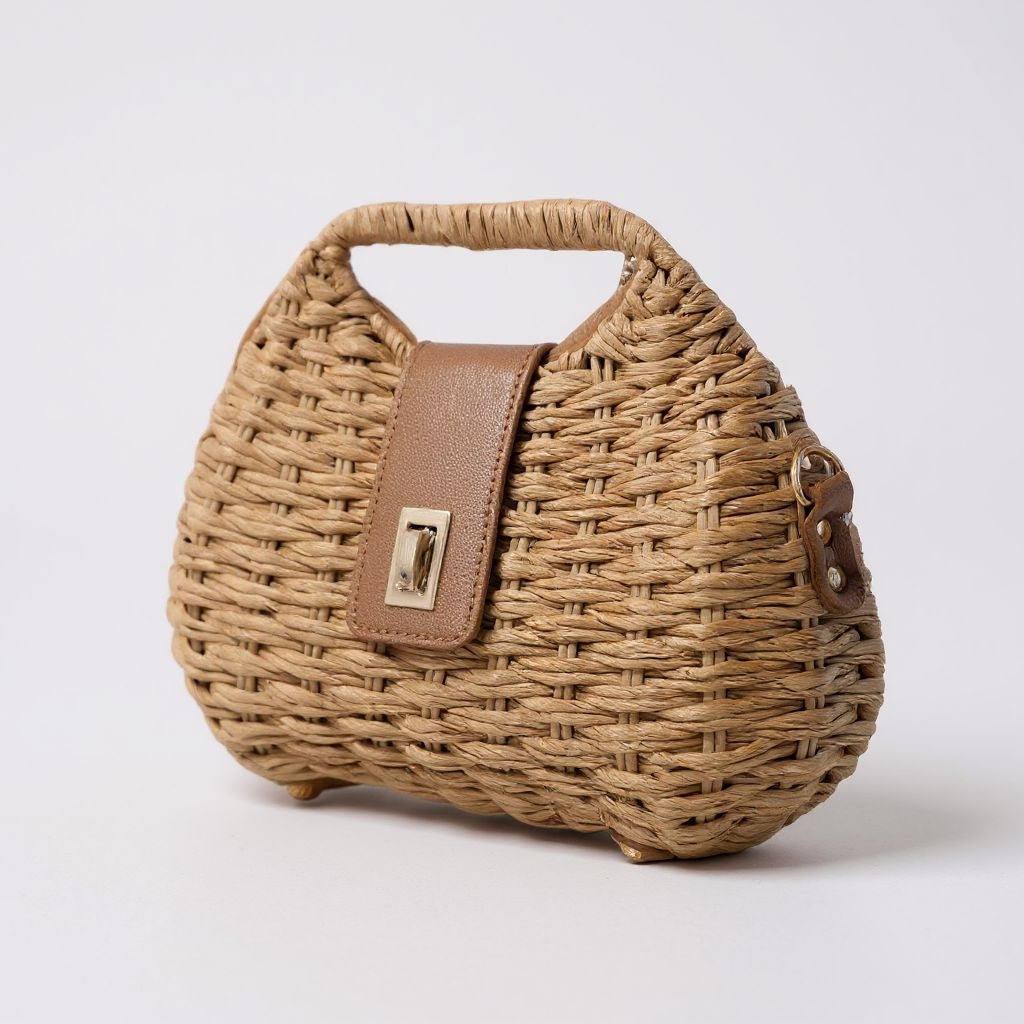 Hand Made Straw Bag