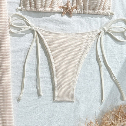 Bikini with Gold Starfish Three Pieces Set