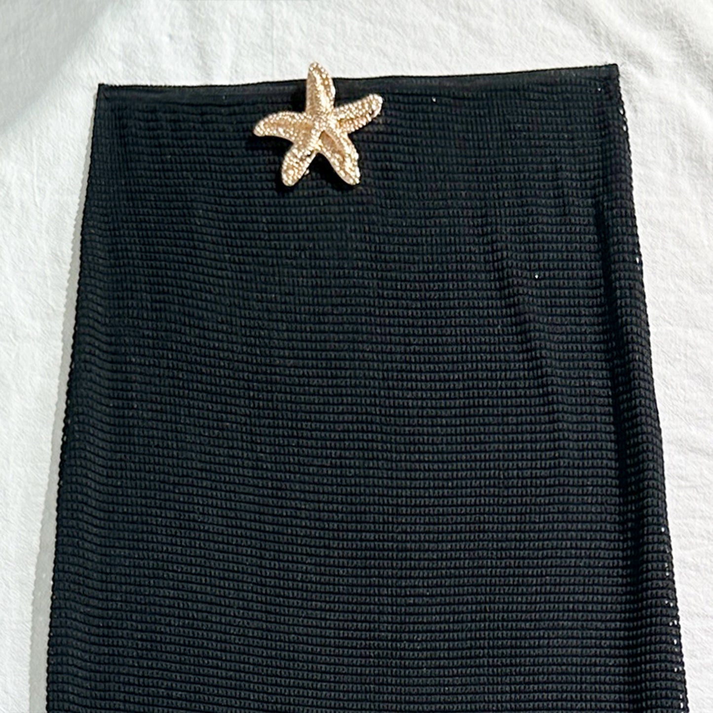 Bikini with Gold Starfish Three Pieces Set