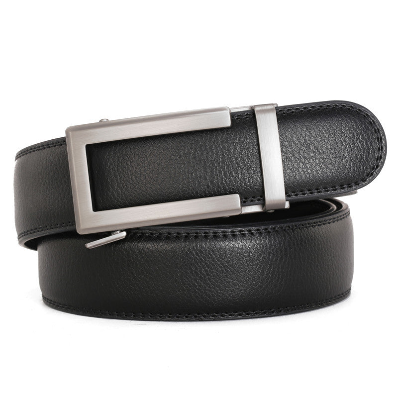 Men's Genuine Leather Belt Alloy Buckle