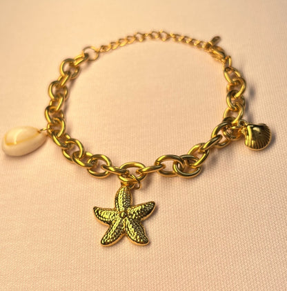 Starfish Pearl Bracelet