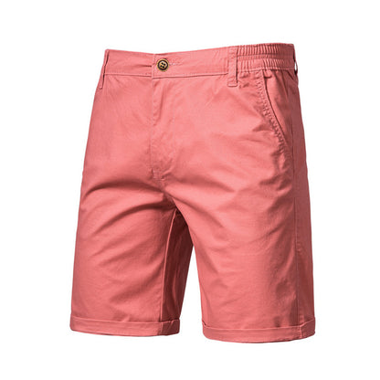 Straight Casual Chino Shorts Slim Fit