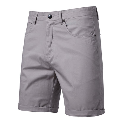 Straight Casual Chino Shorts Slim Fit