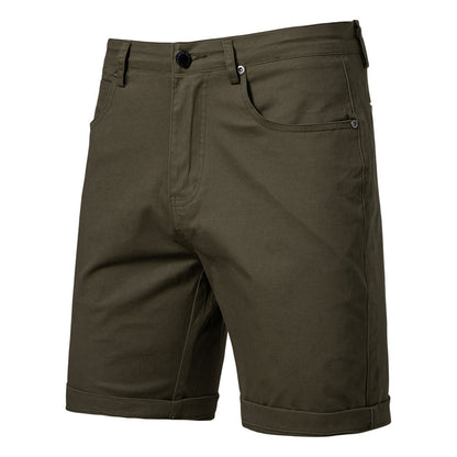 Straight Casual Chino Shorts Slim Fit
