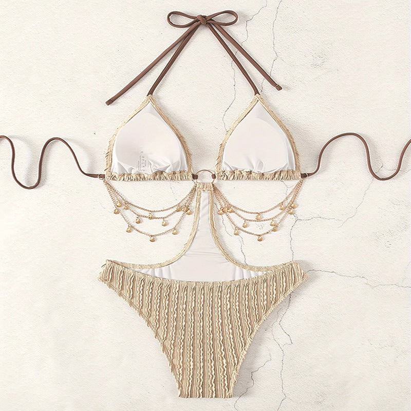 Lace-up Sexy Cutout One-piece Swimsuit