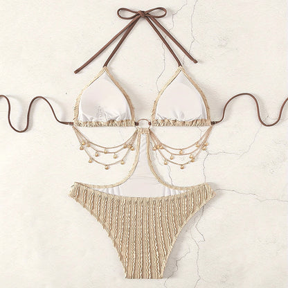 Lace-up Sexy Cutout One-piece Swimsuit