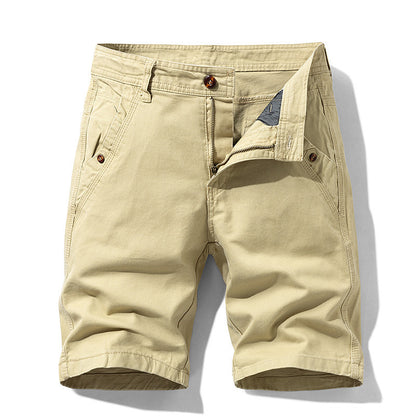 Pure Cotton Casual Overalls Men Shorts Pants