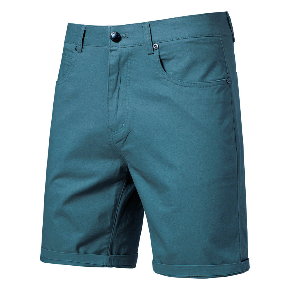 Straight Casual Chino Shorts Slim Fit
