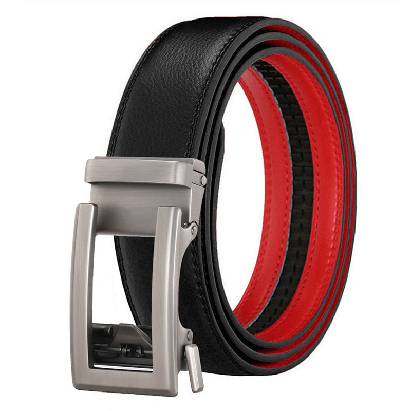Men's Genuine Leather Belt Alloy Buckle