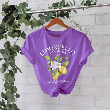 Round Neck Limoncello T-shirt Cotton