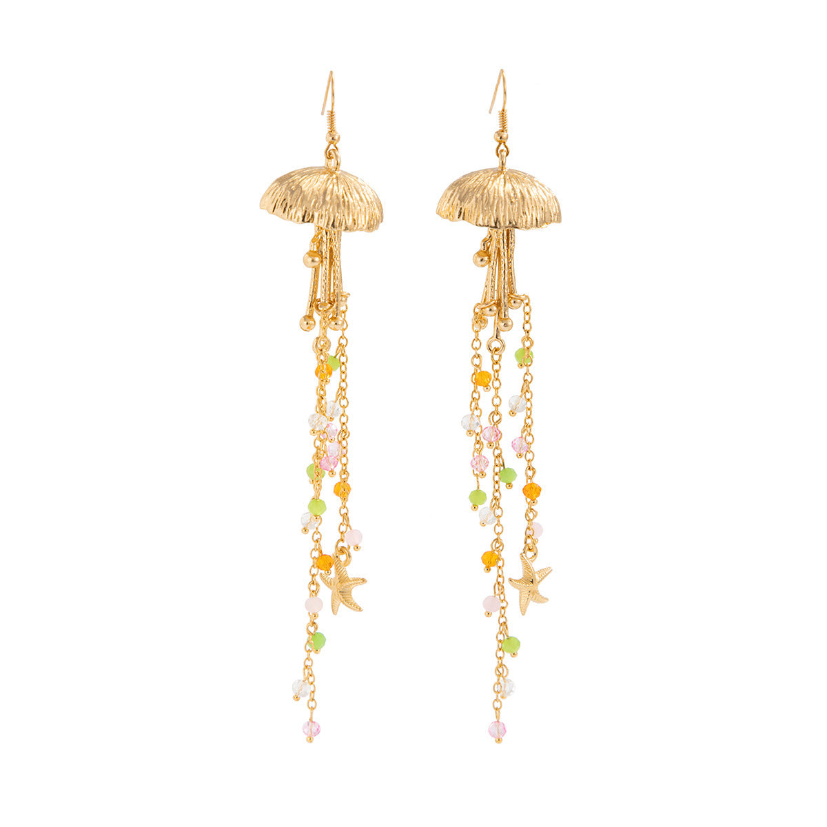 Starfish Jellyfish Metal Alloy Earrings