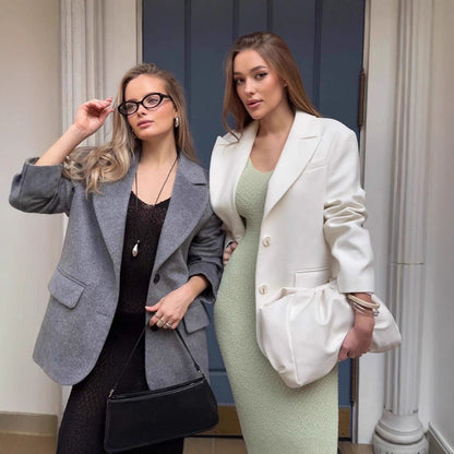 Long Elegant Tight V-neck Vest Dress