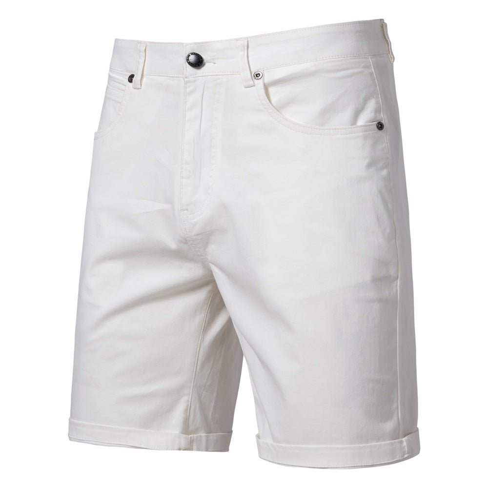 Straight Casual Chino Shorts Slim Fit