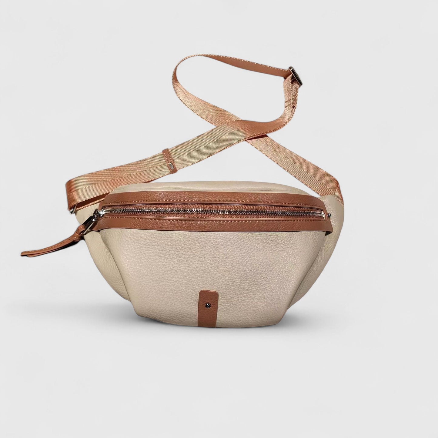 Genuine Leather Waist Bag Simple and Classy