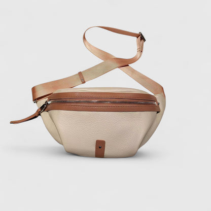 Genuine Leather Waist Bag Simple and Classy