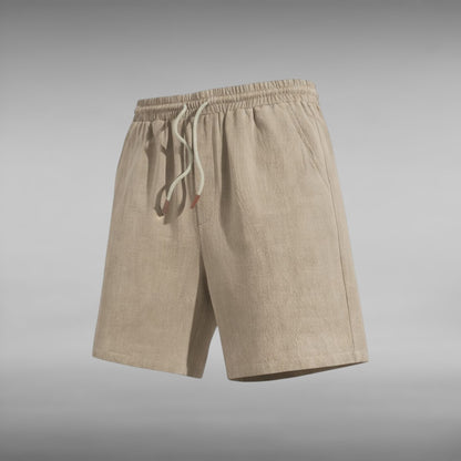 Thin Linen Shorts Men's Loose Fit Casual Shorts